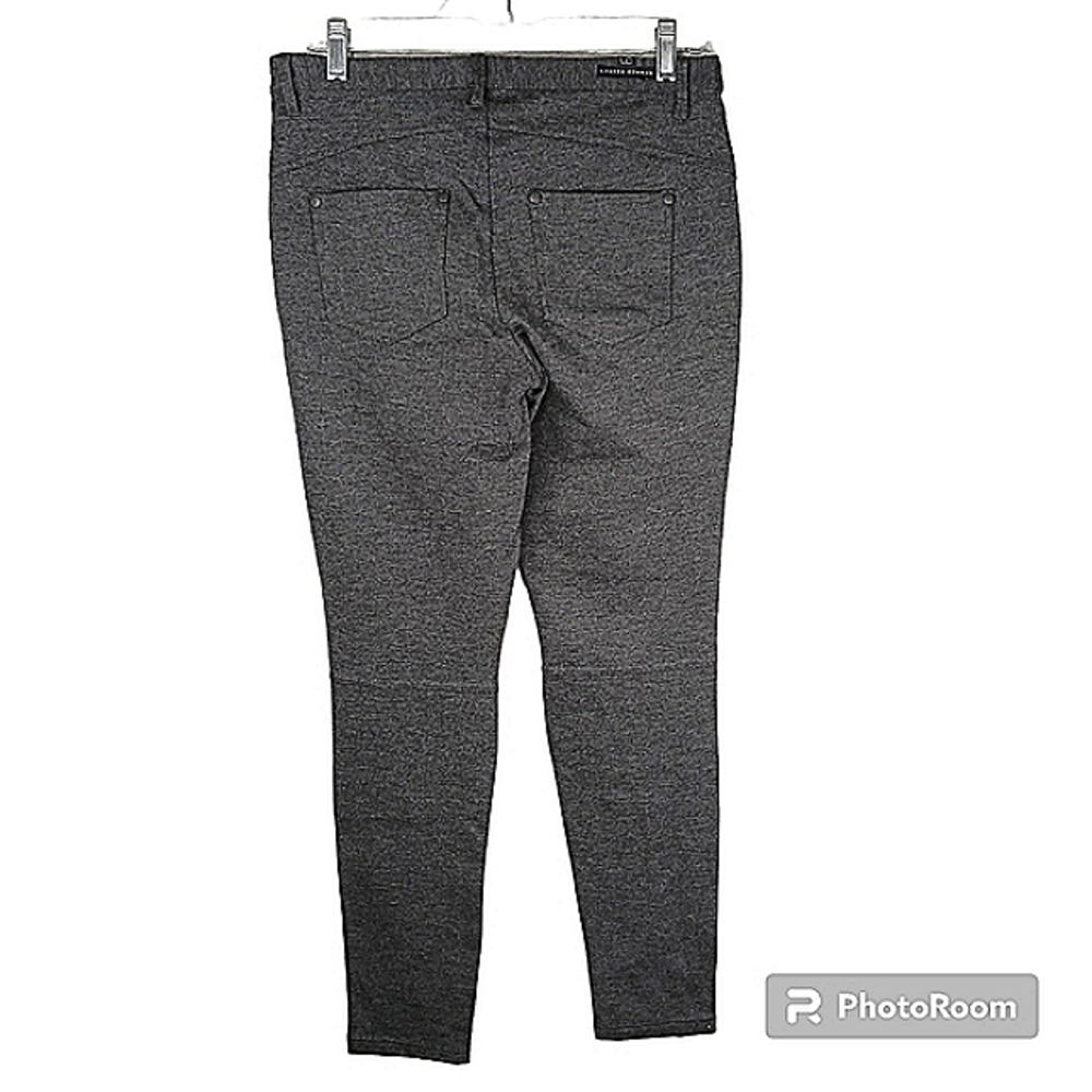 LC Women's Leggings Size 8 Black Heathered Stretch LAUREN CONRAD Rayon Blend - Picture 3 of 7